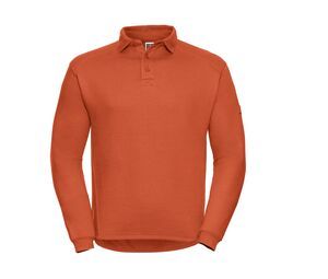 Russell JZ012 - Herren Polokragen Sweatshirt Orange