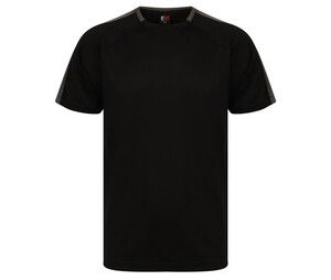 Finden & Hales LV290 - Team T-Shirt Black/ Gunmetal Grey