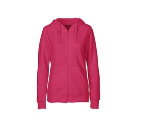 Neutral O83301 - Reißverschluss Kapuzenpullover Frau Rosa