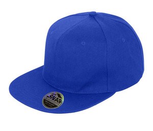 Result RC083 - Bronx Flat Peak Snapback Cap Sapphire