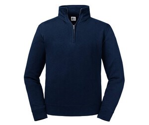 RUSSELL RU270M - Authentischer Pullover mit Reißverschluss French Navy