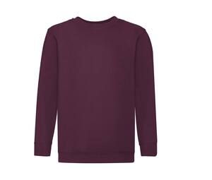 Fruit of the Loom SC351 - Kinder-Rundhals-Sweatshirt Burgundy