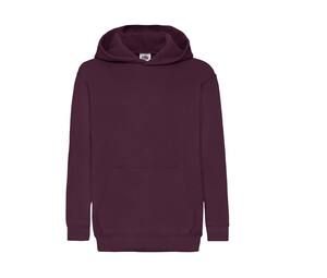 Fruit of the Loom SC371 - Kinder Hoodie Burgundy