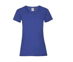 Fruit of the Loom SC600 - Lady-Fit Baumwoll Damen T-Shirt Marineblauen