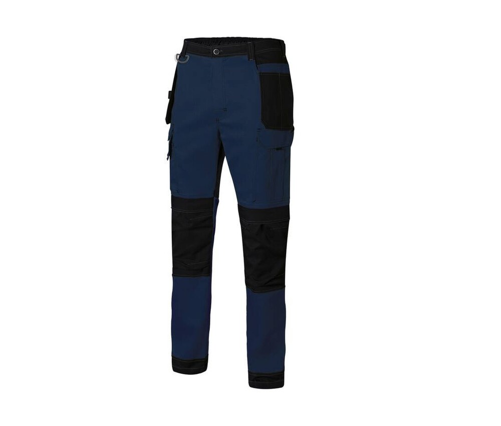 VELILLA V3019S - HOSE AUS ZWEIFARBIGEM CANVAS-STRETCH