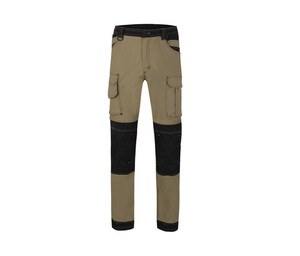 VELILLA V3019S - HOSE AUS ZWEIFARBIGEM CANVAS-STRETCH Beige Arena / Black