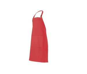 VELILLA V4203 - SCHÜRZE BIB MIT TASCHE Rot