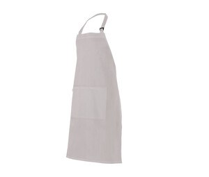 VELILLA V4203 - SCHÜRZE BIB MIT TASCHE Light Grey