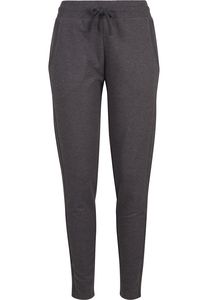 Build Your Brand BY068 - Ladies Terry Long Pants Holzkohle