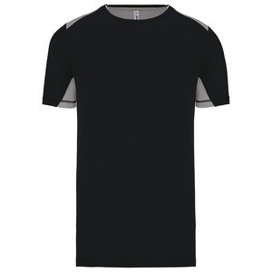 Proact PA478 - Sportshirt Bicolor Black / Fine Grey