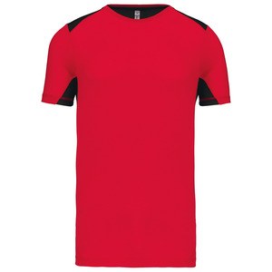 Proact PA478 - Sportshirt Bicolor Red / Black