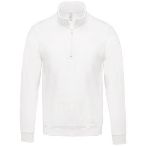 Kariban K478 - Sweatshirt 1/4-Reißverschluss Weiß