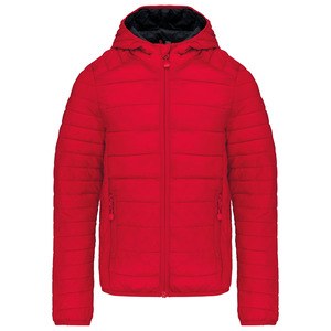 Kariban K6112 - Leichte Kinder Steppjacke mit Kapuze Rot