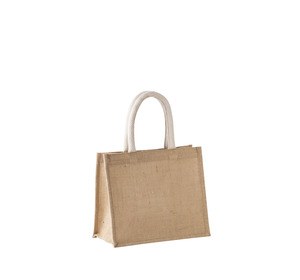 Kimood KI0273 - Jutetasche im Cabas-Stil Mittel Natural