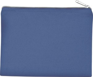 Kimood KI0721 - Etui aus Baumwollcanvas - Mittel Dusty Blue / Silver