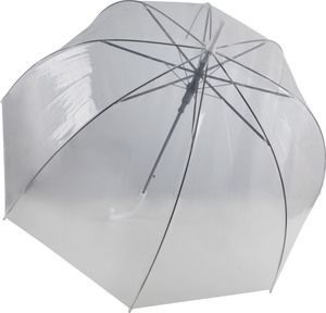 Kimood KI2024 - Transparenter Regenschirm Weiß