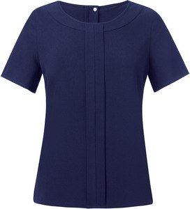 Brook Taverner BT2280 - Verona Crêpe de Chine Bluse Navy