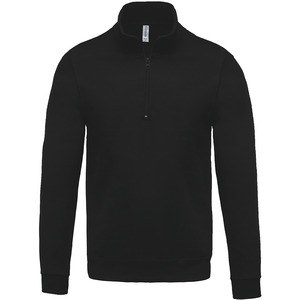 Kariban K478 - Sweatshirt 1/4-Reißverschluss Black