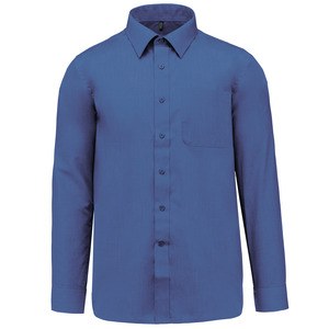 Kariban K545 - JOFREY PFLEGELEICHTES HERREN LANGARM 65/35 HEMD Cobalt Blau