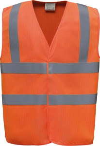 Yoko YHVW100ASFR - WARN, ANTI-STATIC und flammhemmendem WAISCOAST Hi Vis Orange