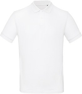 B&C CGPM430 - Men's organic polo shirt Weiß