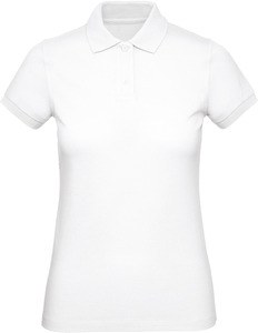 B&C CGPW440 - Ladies' organic polo shirt Weiß