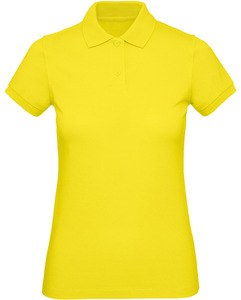 B&C CGPW440 - Ladies' organic polo shirt Solar Yellow