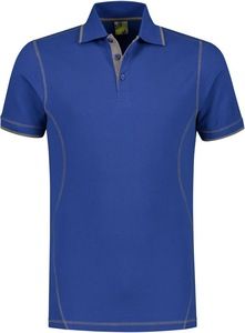 Lemon & Soda LEM3517 - Polo Flatlock SS für ihn Royal Blue/PG