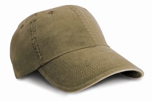 Result RC054X - Washed Fine Line Cotton Cap with Sandwich Peak