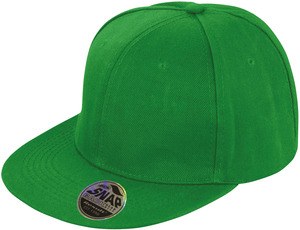 Result RC083X - Bronx Original Flat Peak Snapback Cap Emerald Green