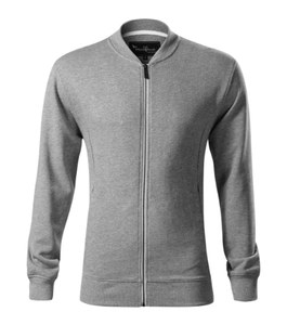 Malfini Premium 453 - Bomber Sweatshirt Herren Gris chiné foncé