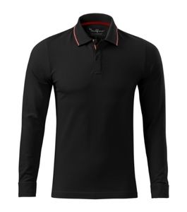 Malfini Premium 258 - Contrast Stripe LS Polohemd Herren