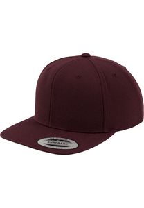 Flexfit 6089M - Klassischer Snapback Maroon/Maroon