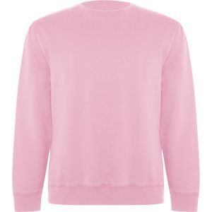Roly SU1071 - BATIAN Unisex-Sweatshirt aus gekämmter Bio-Baumwolle und recyceltem Polyester Light Pink