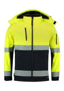 Tricorp T52 - Bi-color EN ISO 20471 Softshell Softshelljacke unisex jaune fluorescent