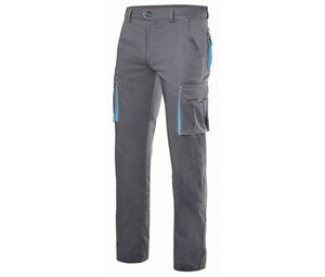 Grau / Himmelblau