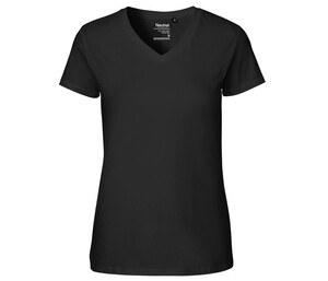 Neutral O81005 - Damen T-Shirt mit V-Ausschnitt Black