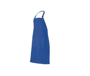 VELILLA V4203 - SCHÜRZE BIB MIT TASCHE Cobalt Blau