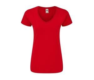 Fruit of the Loom SC155 - Frauen V-Ausschnitt T-Shirt