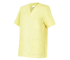 VELILLA VL589 - Kurzarmtunika Light Yellow