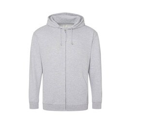 AWDIS JH050 - Sweatshirt mit Reißverschluss Heather Grey