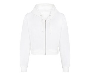 AWDIS JH065 - Kurzzögerte Sweatshirt von Frauen Arctic White