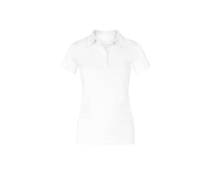 Promodoro PM4025 - Damen Jersey Strick Poloshirt Weiß