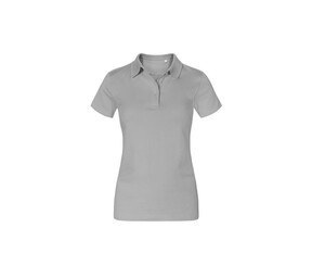 Promodoro PM4025 - Damen Jersey Strick Poloshirt new light grey