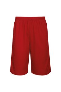 Proact PA162 - Reversible Unisex Basketball Shorts Sporty Red / White