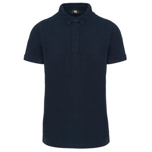 WK. Designed To Work WK225 - Kurzarm-Polohemd für Herren mit Druckknopfleiste am Kragen Navy