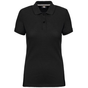 WK. Designed To Work WK275 - Polo Antibacteriano Mujer Black