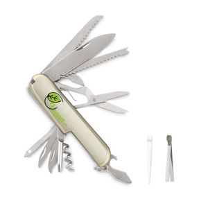 GiftRetail KC2104 - MCGREGOR Multifunktionstaschenmesser Silver