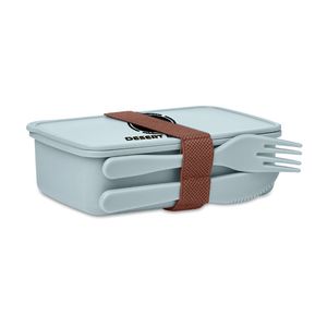 GiftRetail MO6254 - SUNDAY Lunchbox mit Besteck heaven blue