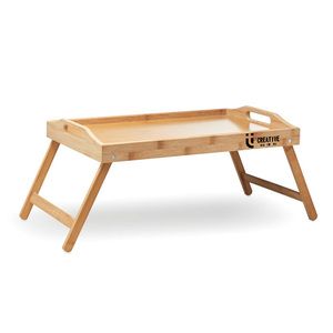 GiftRetail MO6587 - MARKESA Klappbares Tablett aus Bambus Wood